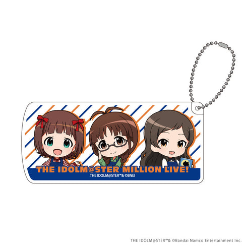 『アイドルマスター ミリオンライブ!』スライド式小物ケース01/天海 春香&秋月 律子&北沢 志保 エプロンver.(ミニキャライラスト)