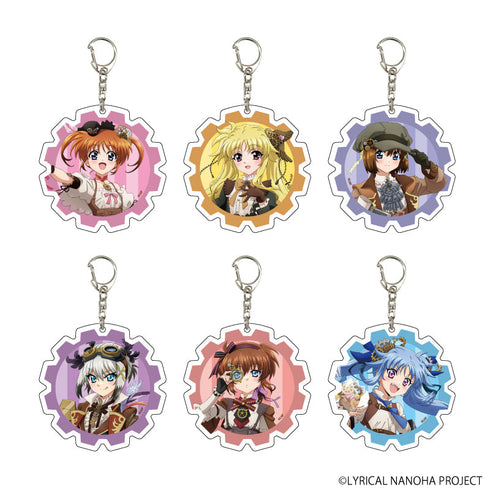 『魔法少女リリカルなのはシリーズ』アクリルキーホルダー11/スチームパンクver. BOX(全6種)(描き下ろしイラスト)