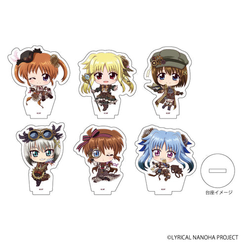 『魔法少女リリカルなのはシリーズ』アクリルぷちスタンド16/スチームパンクver. BOX(全6種)(ミニキャライラスト)