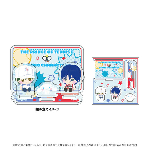 "New Prince of Tennis × Sanrio Characters" Acrylic Stand Plate 01/A Ver. (Original Illustration)