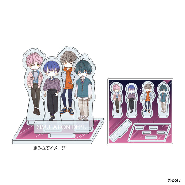 《Break My Case》壓克力立牌 02/交際部(圖形藝術插畫)