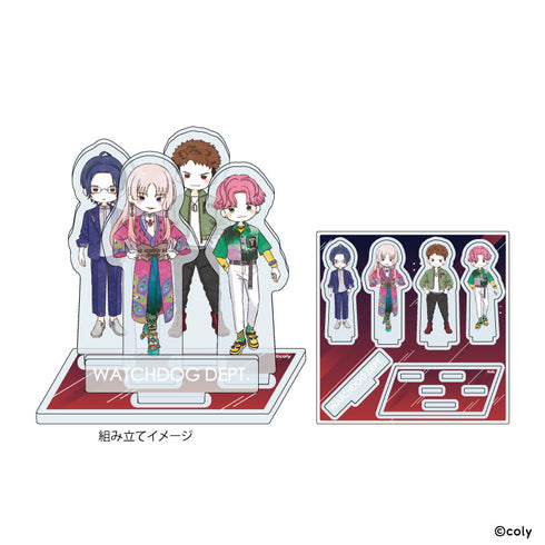 《Break My Case》壓克力立牌 04/強行部(圖表藝術插畫)