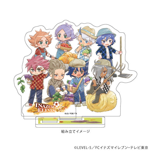 『イナズマイレブン』アクリルスタンドプレート05/秋の収穫祭ver. 集合デザイン(グラフアートイラスト)