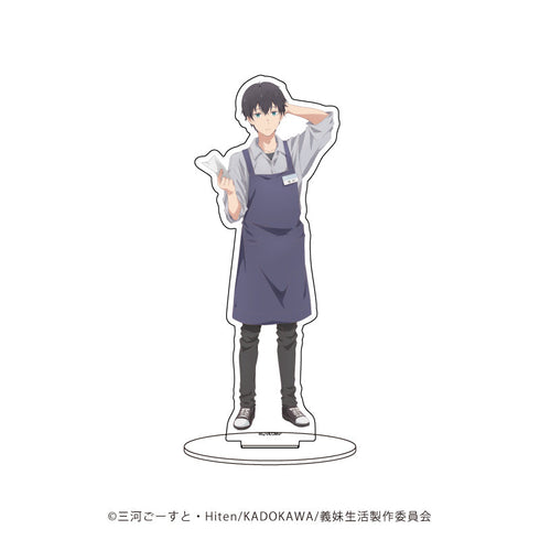 "Life with My Sister-in-Law" Acrylic Stand 04 / Yuta Asamura: Part-Time Job Outfit Ver. (Original Illustration)