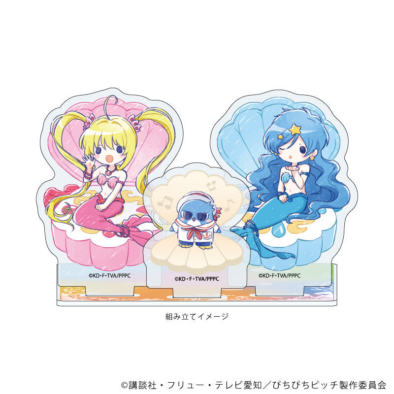 1着でも送料無料 マーメイドメロディーぴちぴちピッチ』アクリルコースター 卓上用品