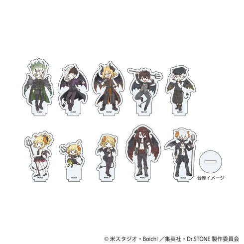 『Dr.STONE』アクリルぷちスタンド15/悪魔風ver. ブラインド(全10種)(グラフアートイラスト)【BOX】【202607再販】