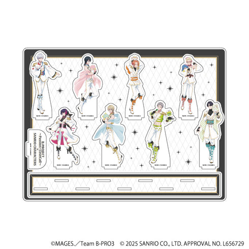 『B-PROJECT~熱烈*ラブコール~×サンリオキャラクターズ』アクリルジオラマ01/Aver.(等身イラスト)