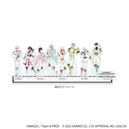 『B-PROJECT~熱烈*ラブコール~×サンリオキャラクターズ』アクリルジオラマ01/Aver.(等身イラスト)