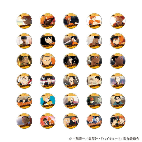 『ハイキュー!!』缶バッジコレクション(54mm)06/BOX場面写缶バッジ1烏野A(全30種)