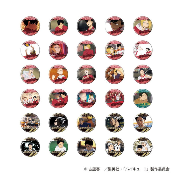 『ハイキュー!!』缶バッジコレクション(54mm)08/BOX場面写缶バッジ3音駒・梟谷・戸美(全30種)