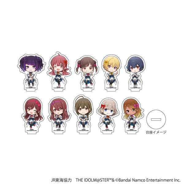 JR 东海 x iDOLM@STER 系列 TR@VEL MEDLEY!!!!!! 配SHINY COLORS'亚克力小支架03/(共10种)全套
