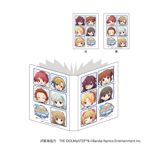 JR Tokai x THE iDOLM@STER SERIES TR@VEL MEDLEY!!!!!! with CINDERELLA GIRLS" postcard holder 02/frame split design