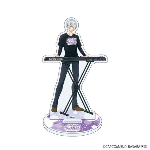 "Gakuen BASARA" Acrylic Stand 09 / Ishida Mitsunari: School Festival Band Ver. (Original Illustration)