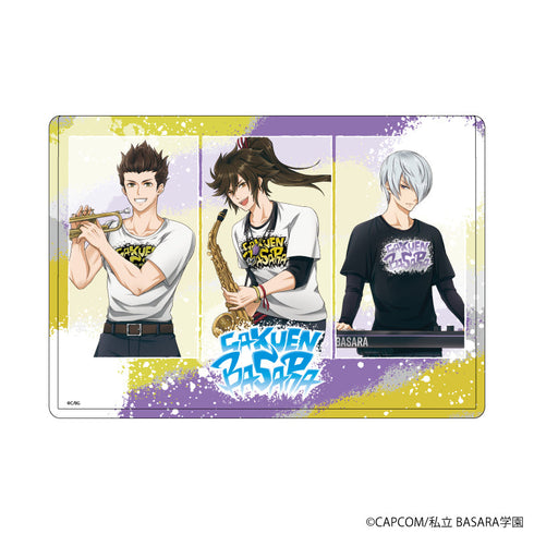 『学園BASARA』キャラクリアケース09/徳川家康&石田三成&前田慶次 学園祭バンドver.(描き起こしイラスト)