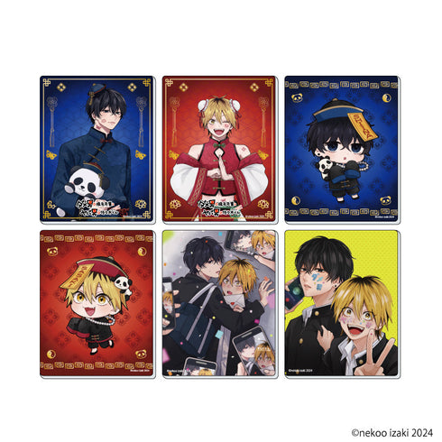 『ダメ男の椎名先輩とヤバ男の佐々木くん』アクリルカード01/チャイナver. BOX(全6種)(公式&描き下ろしイラスト)