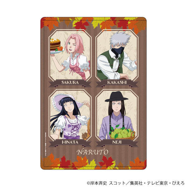 『NARUTO-ナルト- 疾風伝』キャラクリアケース30/サクラ&カカシ&ヒナタ&ネジ 収穫祭ver.(描き下ろしイラスト)