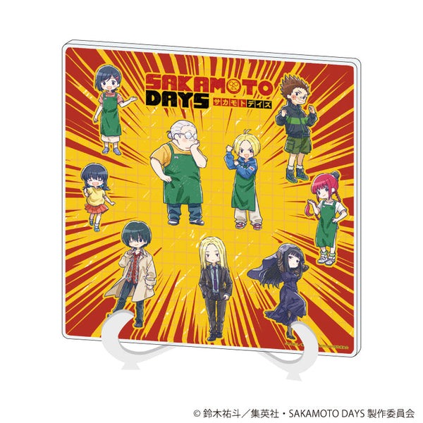 『SAKAMOTO DAYS』アクリルアートボード01/通常衣装ver. 散りばめデザイン(グラフアートイラスト)