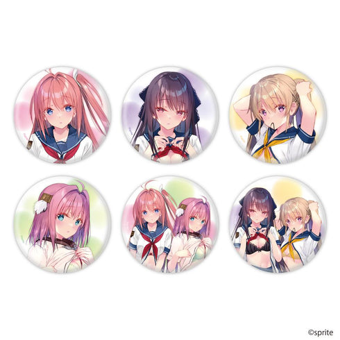 『蒼の彼方のフォーリズム』缶バッジ01/朝のお着換えver. ブラインド(全6種)(描き起こしイラスト)【BOX】【202607再販】