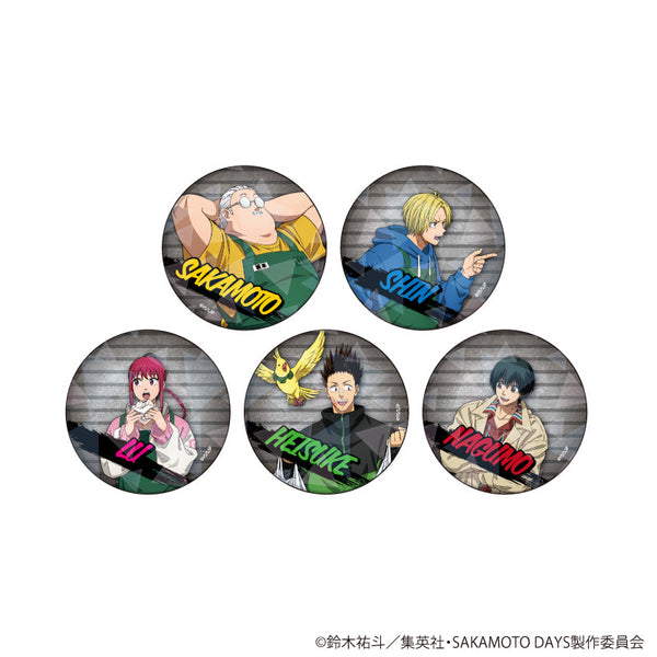 『SAKAMOTO DAYS』ホログラム缶バッジ(57mm)01/BOX(全5種)(描き下ろしイラスト)