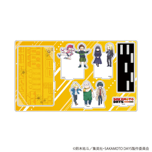 『SAKAMOTO DAYS』プレミアム アクリルジオラマプレート02/日常ver. 集合デザイン(グラフアートイラスト)