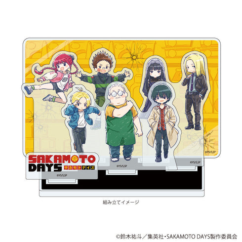 『SAKAMOTO DAYS』プレミアム アクリルジオラマプレート02/日常ver. 集合デザイン(グラフアートイラスト)
