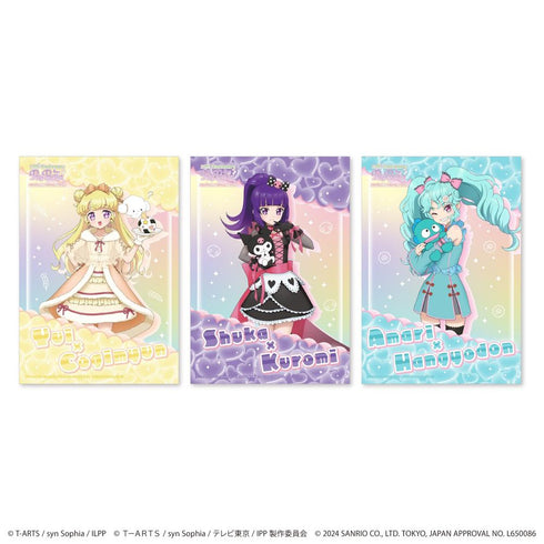 『プリパラ10周年×サンリオキャラクターズ』L版ブロマイド3枚セット03/C ver.(等身イラスト)