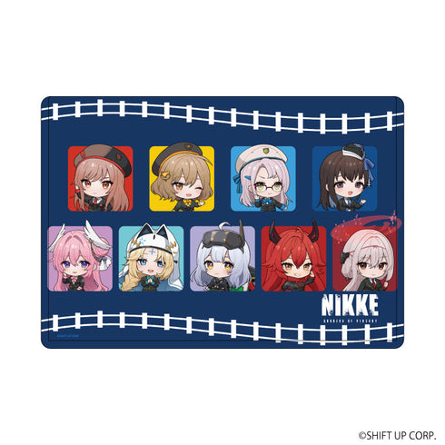 『勝利の女神:NIKKE』キャラクリアケース01/集合デザイン 駅員風衣装ver.(ミニキャライラスト)