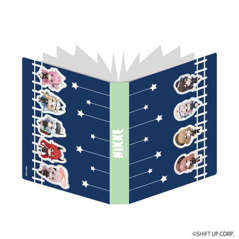 『勝利の女神:NIKKE』プレミアムポストカードホルダー01/集合デザイン 駅員風衣装ver.(ミニキャライラスト)