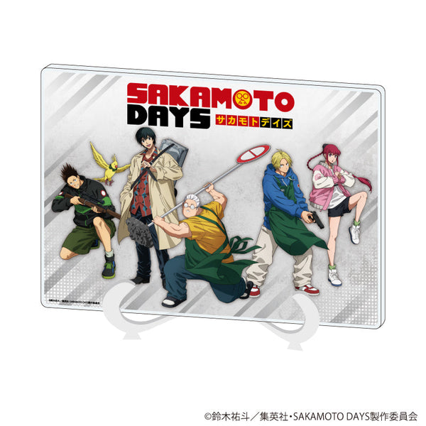 『SAKAMOTO DAYS』アクリルアートボード(A5サイズ)02/通常衣装ver. 集合デザイン(描き下ろしイラスト)
