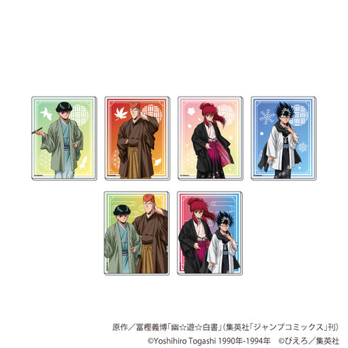 『幽☆遊☆白書』アクリルカード04/春夏秋冬ver. ブラインド(全6種)(描き下ろしイラスト)【BOX】【202607再販】