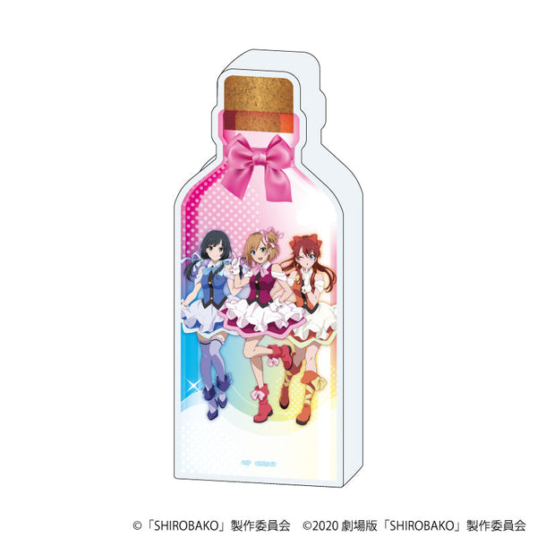 『SHIROBAKO』コレクションボトル01/あおい&絵麻&しずか(描き下ろしイラスト)