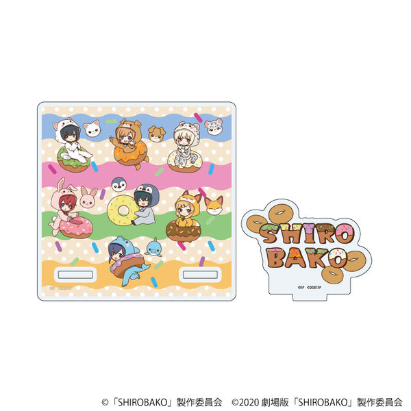 『SHIROBAKO』アクリルコースタースタンド01/集合デザイン(POP Artイラスト)