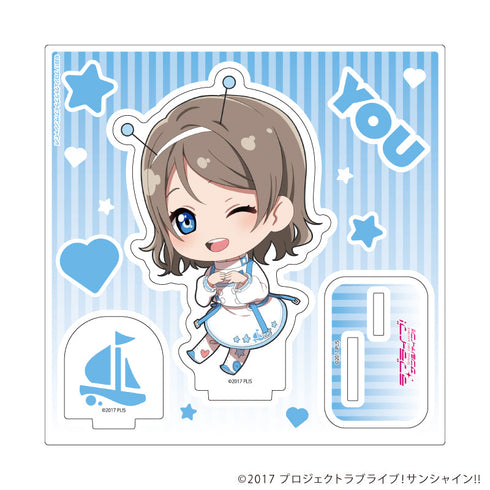 『ラブライブ!サンシャイン!!』アクリルスタンドプレート05/宇宙ver. 渡辺 曜(ミニキャライラスト)