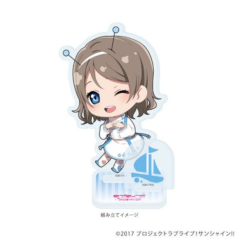 『ラブライブ!サンシャイン!!』アクリルスタンドプレート05/宇宙ver. 渡辺 曜(ミニキャライラスト)