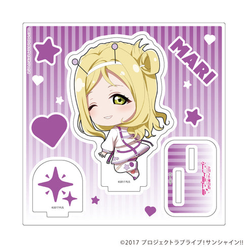 『ラブライブ!サンシャイン!!』アクリルスタンドプレート08/宇宙ver. 小原 鞠莉(ミニキャライラスト)