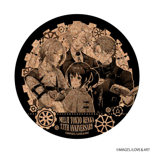 『明治東亰恋伽』コルクコースター04/藤田五郎&小泉八雲&チャーリー&綾月芽衣(公式イラスト)【202607再販】