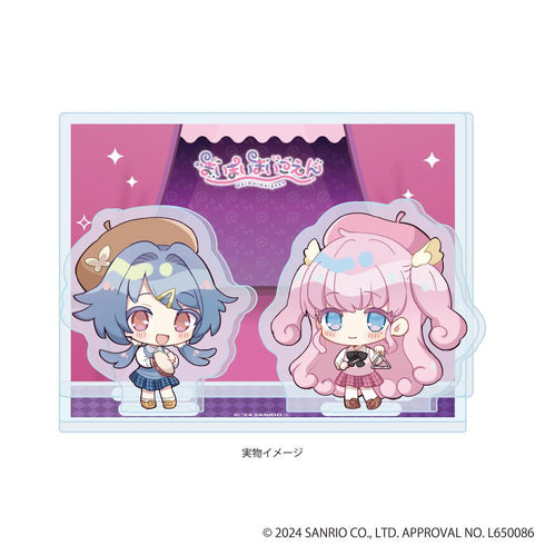 『まいまいまいごえん』アクリルスタンドプレート44/ヒカル&マリア(ミニキャライラスト)