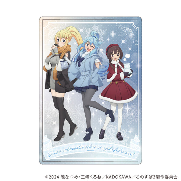 『この素晴らしい世界に祝福を!3』キャラクリアケース01/集合デザイン ウィンターウェアver.(描き下ろしイラスト)