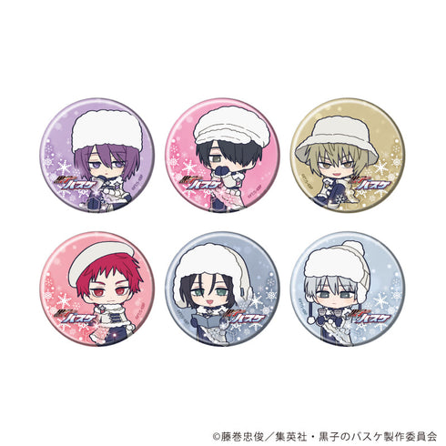 『黒子のバスケ』缶バッジ29/ホワイトウィンターver. BOX(全6種)(ミニキャライラスト)
