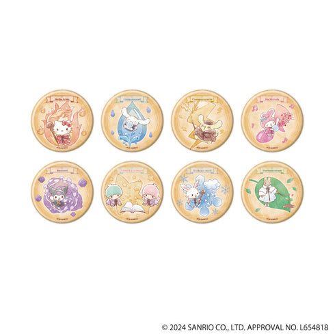 『サンリオキャラクターズ』ホログラム缶バッジ(57mm)01/魔法使いver.ブラインド(全8種)(グラフアートイラスト)【BOX】【202607再販】