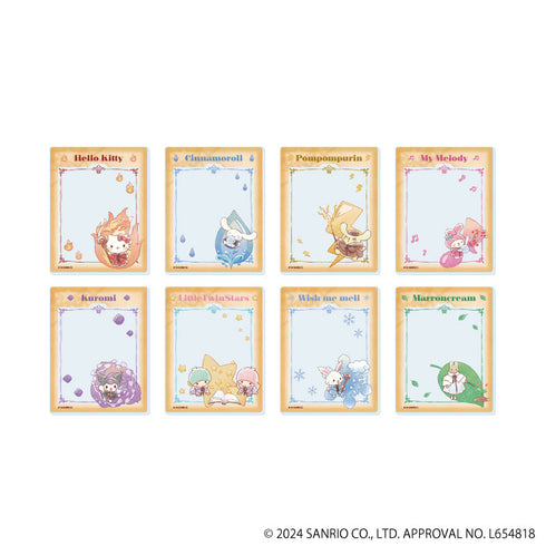 『サンリオキャラクターズ』アクリルカード03/魔法使いver.ブラインド(全8種)(グラフアートイラスト)【BOX】【202607再販】