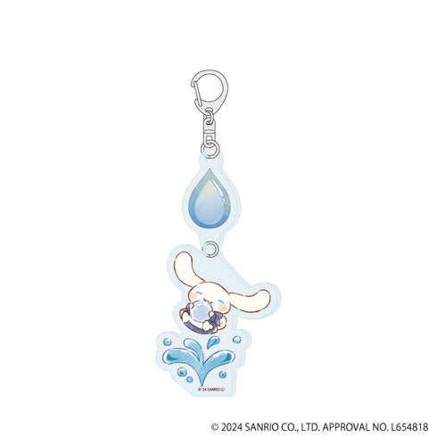 『サンリオキャラクターズ』連結アクリルキーホルダー02/シナモロール(グラフアートイラスト)