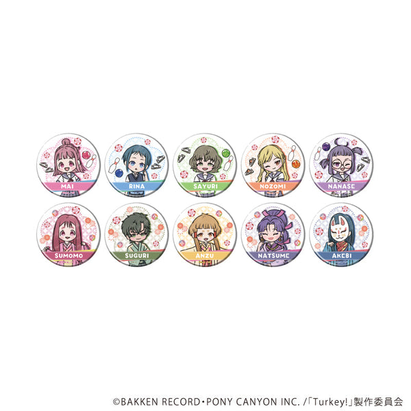 『Turkey!』缶バッジ01/コンプリートセット(全10種)(グラフアートイラスト)