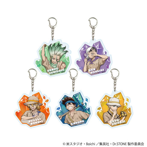 《Dr.STONE》壓克力鑰匙圈09/探險家版 盲抽(共5種)(全新繪製插圖)【BOX】【202607再版】