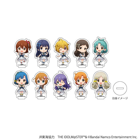 『JR東海×アイドルマスターシリーズ TR@VEL MEDLEY!!!!!! with MILLION LIVE!』アクリルぷちスタンド04/(全10種) コンプリートセット