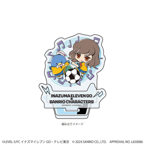 『イナズマイレブンGO×サンリオキャラクターズ』アクリルスタンドプレート25/神童拓人×タキシードサム(ミニキャライラスト)
