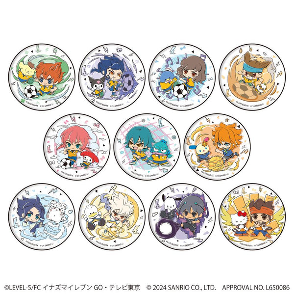 『イナズマイレブンGO×サンリオキャラクターズ』缶バッジ04/BOX(全11種)(ミニキャライラスト)