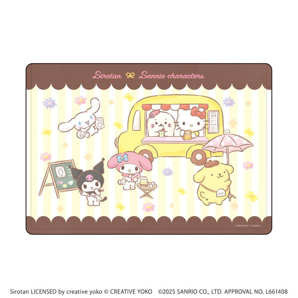 『しろたん×サンリオキャラクターズ』キャラクリアケース01/カフェデザイン(コラボイラスト)
