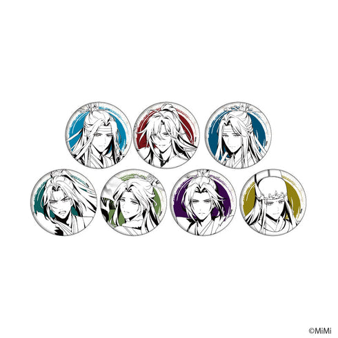 『大河幻想ラジオドラマ魔道祖師』和紙缶バッジ」01/BOX(全7種)(描き下ろしイラスト)