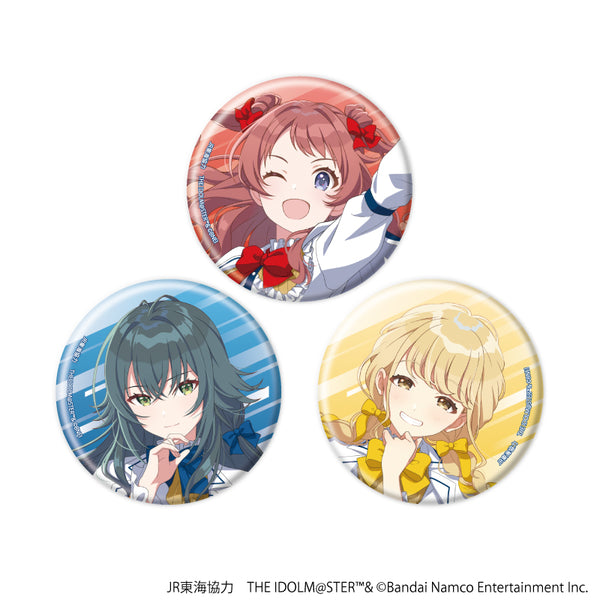 JR 东海 x 偶像大师系列 TR@VEL MEDLEY!!!!!! 与Gakumasu'罐头徽章,一套三个 05